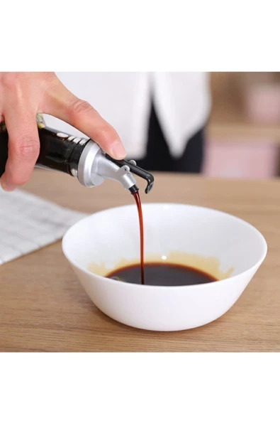 QNİAY Kapaklı Şişe Ucu Servis Aparatı 2 Adet Damlalık Yağdanlık Tıpa Tapa Mantar ürün görseli 1