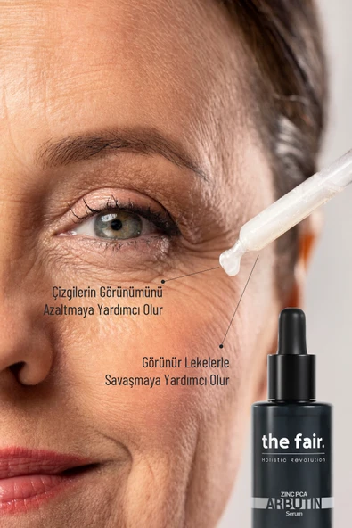 the fair.Arbutin Cilt Tonu Eşitleyici Leke Karşıtı Vegan Cilt Serumu %1 Arbutin+ %0.5 Uva Ursi 30 ml - Resim 3