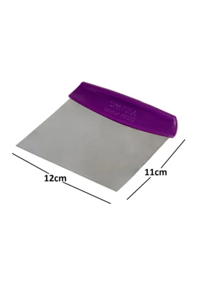 QNİAY Spatula Hamur Kazıyıcı Pasta Kek Yapımı Pratik Kesici - Resim 3