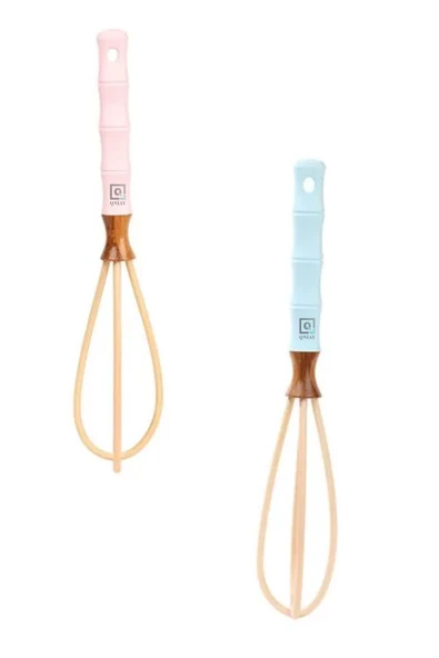 QNİAY Bambu Çırpıcı Yanmaz Yapışmaz Çizmez Hafif Çok rahat kullanışlı Pratik Çırpıcı Mutfak Hazırlama