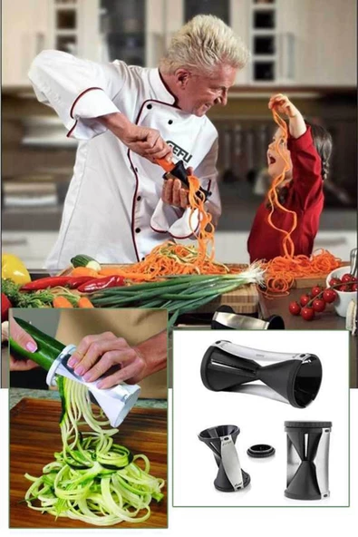 QNİAY Spiral Sebze Doğrayıcı - Resim 2