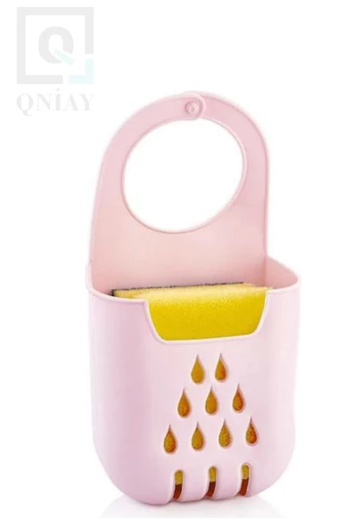 QNİAY Pratik Silikon Lavabo Düzenleyici Organizer Diş Fırça Sabun Vb. Lavabo Batarya Musluk Askılı - Resim 2