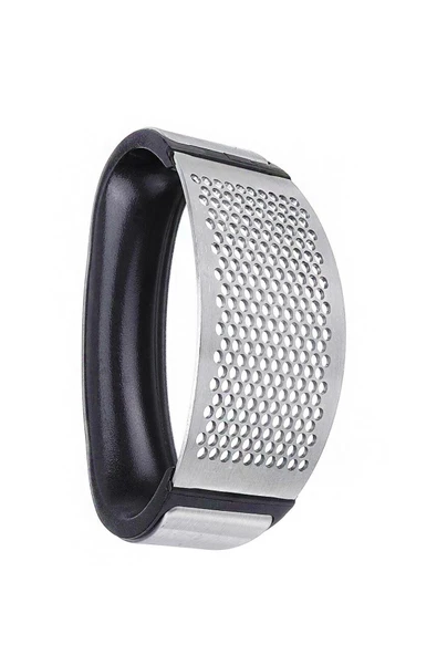 QNİAY Pratik Tutma Kollu Lüx Sarımsak Baharat Ezici Paslanmaz Çelik - 4