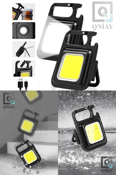 QNİAY Şarj Edilebilir 30 Ledli El Feneri Kamp Çadır Lambası Arazi Seyahat Taşınabilir Aydınlatma Işıldak - Resim 8