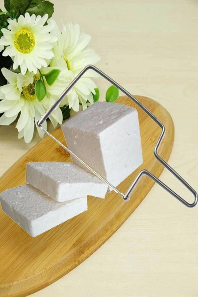 QNİAY Tel Peynir Sebze Meyve Dilimleyici + Yedek Kesme Teli