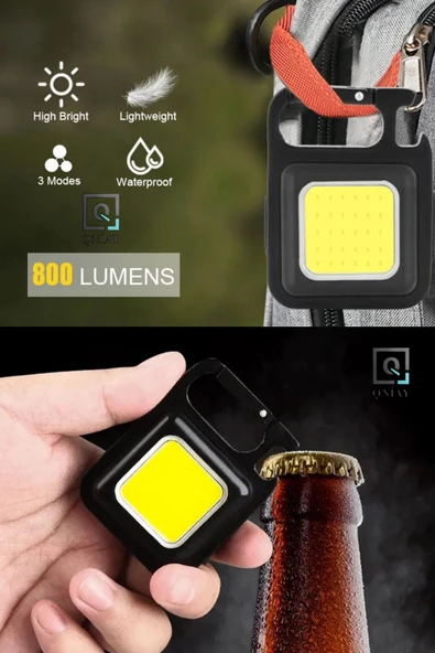 QNİAY Şarj Edilebilir 30 Ledli El Feneri Kamp Çadır Lambası Arazi Seyahat Taşınabilir Aydınlatma Işıldak - Resim 5