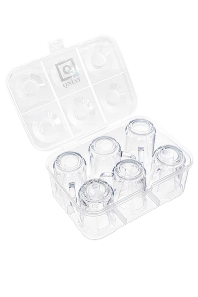 QNİAY Piknik Su Bardak Taşıma Kutusu - 6 Bardak Kapasiteli Koruma Kutusu Kamp Piknik Mutfak Seti - Resim 2