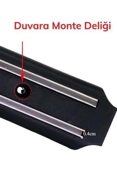 QNİAY Mıknatıslı Bıçak Askısı Kepçe Tutucu Mıknatıs Askılığı 33 Cm - Resim 5