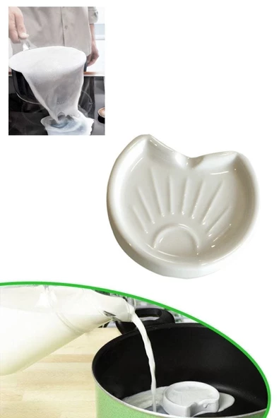 QNİAY Süt Taşırmaz Milk Saver Doğal Seramik Süt Taşma Koruyucu Taş - 2