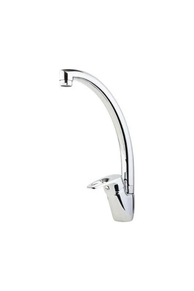 QNİAY Qnitel Mix Banyo Bataryası + Kuğu Mix Lavabo Bataryası + Mix Eviye Bataryası - 4