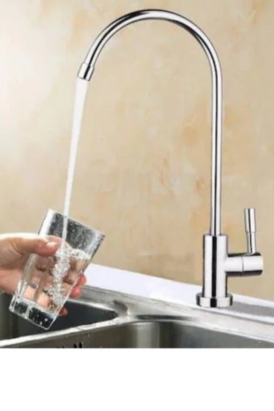 QNİAY Su Arıtma Bataryası Musluğu-krom Kaplama - Resim 2