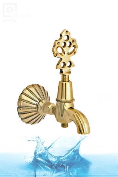 QNİAY Osmanlı Musluk Pirinç Nostaljik Hamam Banyo Musluğu Pirinç Musluk