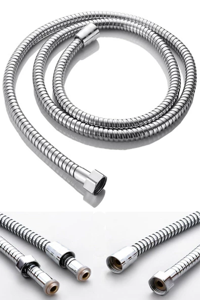 QNİAY Wildlebend Shower Hose 360 Derece Dönebilen Spiral Duş Hortumu