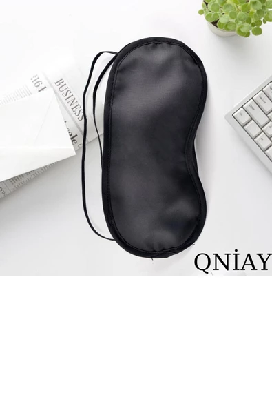 QNİAY 10 Adet Uyku Göz Bandı Maskesi Işık Önleyici Gözlük Maske Bant - 3