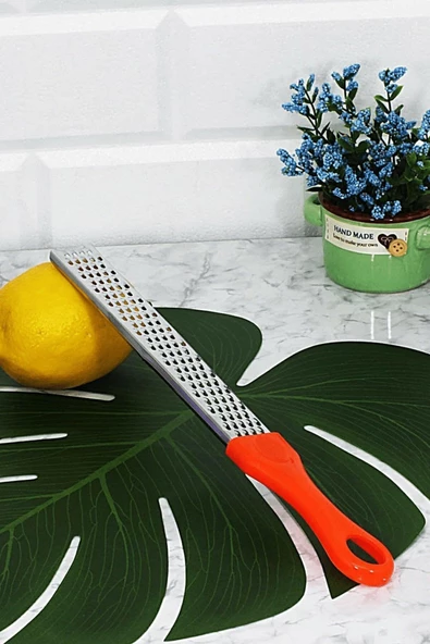 QNİAY Renkli Saplı Limon Peynir Sarımsak Zencefil Vb. Dilimleyicisi Uzun Rende 1adet - 6