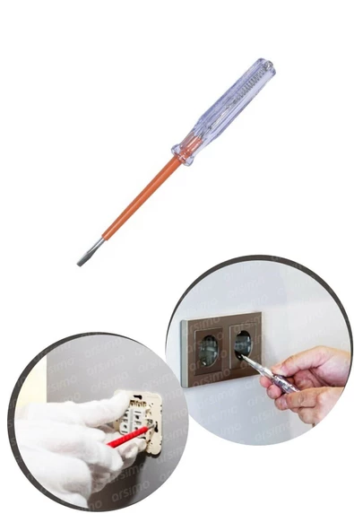 QNİAY Düz Uçlu Kontrol Kalemi