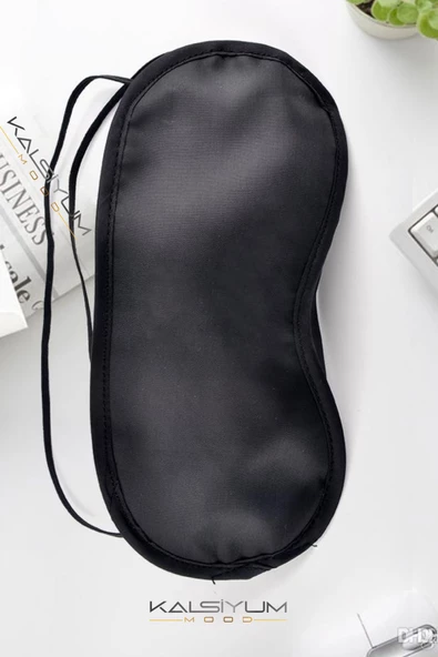 QNİAY Seyahat Maskesi Uyku Göz Bandı Göz Dinlendirici Maske (1 ADET) - 2