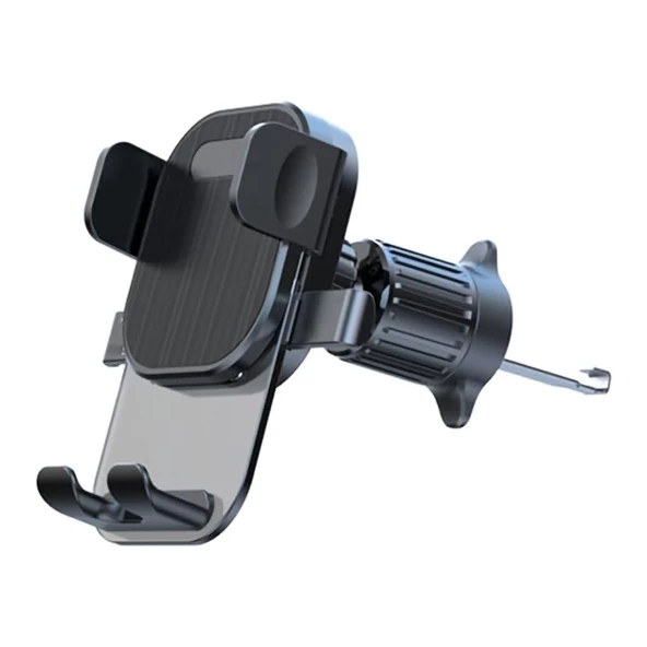 Telefon Tutucu Havalandırma Tip Kancalı Siyah Parlak Model - 2