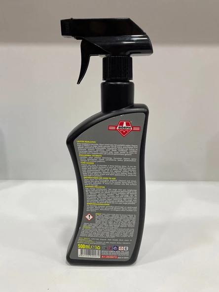 BÖRFH Lastik Parlatıcı Sprey 500ML - 2