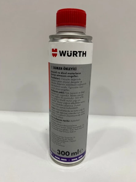 WÜRTH Duman Önleyici Yağ Katkısı 300ML - 2