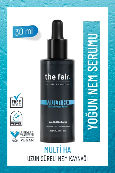 the fair. Multi HA Hydro Infused Hyalüronik Asit Vegan Nemlendirici Cilt Serumu 3 DayMoist+0.5 Hyalomatrix ürün görseli 1