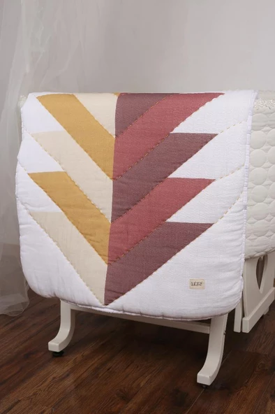 %100 Pamuk Bebek Müslin Yorgan - Oyun Matı El İşlemeli 70x100 cm - ZTD100 ZT070