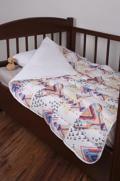 %100 Pamuk Çocuk Müslin Yorgan - El İşlemeli 100x150 cm - ZTD200 ZT089