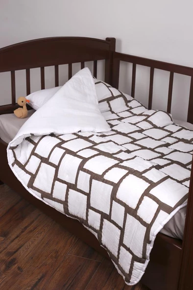 %100 Pamuk Çocuk Müslin Yorgan - El İşlemeli 100x150 cm - ZTD200 ZT114