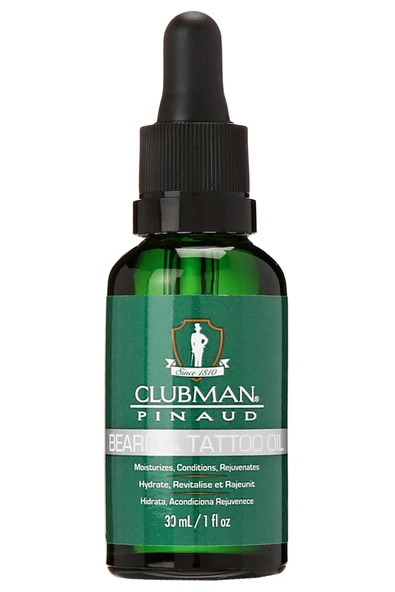 Clubman Pinaud Sakal ve Dövme Bakım Yağı 30ML