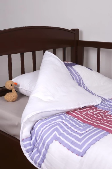 %100 Pamuk Çocuk Müslin Yorgan - El İşlemeli 100x150 cm - ZTD200  ZT106 - 2