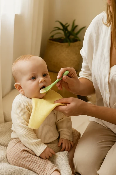 Luckka 12'li Müslin Ağız Mendili , Ter Bezi Çift Kat Dikimli 20x20 - ZT0011 12'li - 6