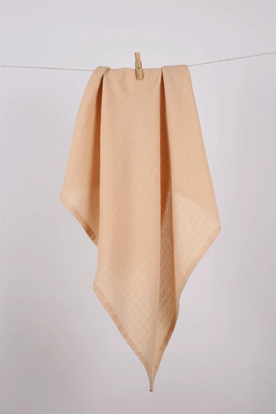 LUCKKA Renkli Çok Amaçlı Müslin Örtü Battaniye - ZTC000 Bej - 2