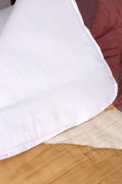 %100 Pamuk Çocuk Müslin Yorgan - El İşlemeli 100x150 cm - ZTD200 ZT103 - 4