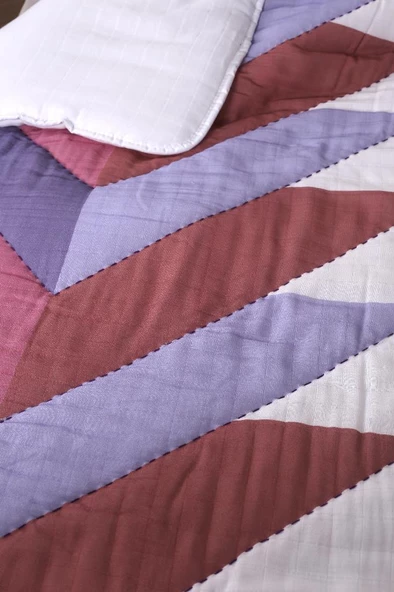 %100 Pamuk Çocuk Müslin Yorgan - El İşlemeli 100x150 cm - ZTD200 ZT101 - 5