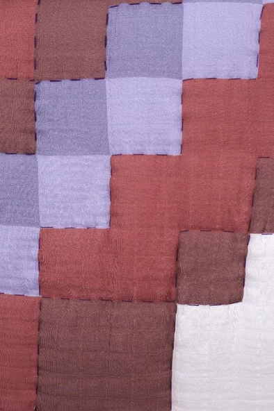 %100 Pamuk Bebek Müslin Yorgan - Oyun Matı El İşlemeli 70x100 cm - ZTD100 ZT066 - 4