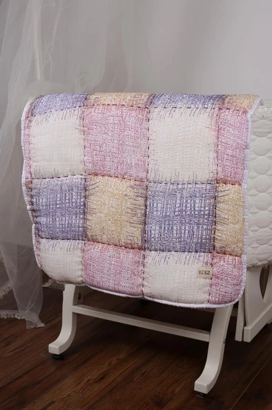 %100 Pamuk Bebek Müslin Yorgan - Oyun Matı El İşlemeli 70x100 cm - ZTD100 ZT077