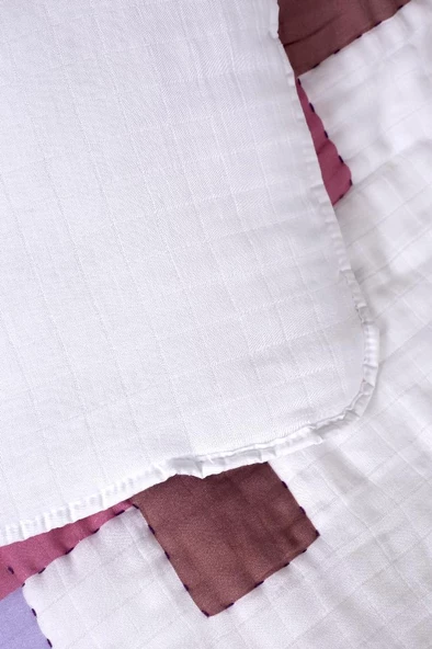 %100 Pamuk Çocuk Müslin Yorgan - El İşlemeli 100x150 cm - ZTD200 ZT097 - 3