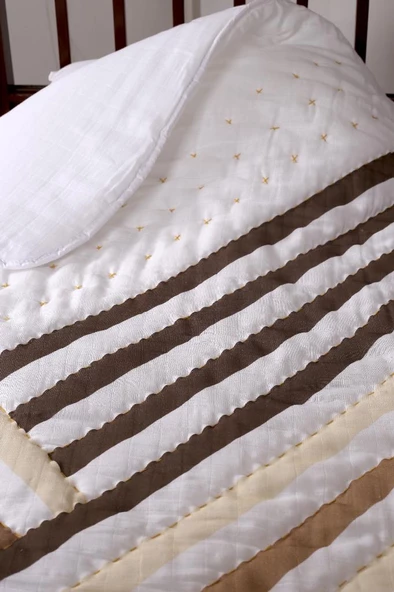 %100 Pamuk Çocuk Müslin Yorgan - El İşlemeli 100x150 cm - ZTD200 ZT086 - 5