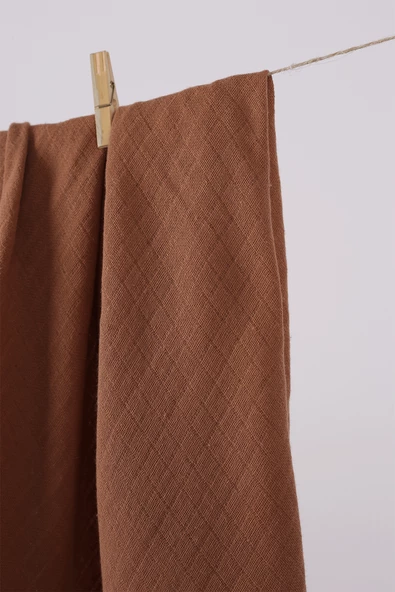 LUCKKA Renkli Çok Amaçlı Müslin Örtü Battaniye - ZTC000 Toprak - 3