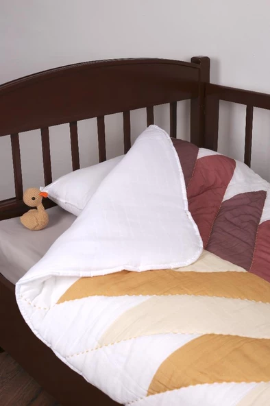 %100 Pamuk Çocuk Müslin Yorgan - El İşlemeli 100x150 cm - ZTD200 ZT103 - 2