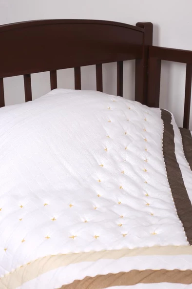 %100 Pamuk Çocuk Müslin Yorgan - El İşlemeli 100x150 cm - ZTD200 ZT086 - 2