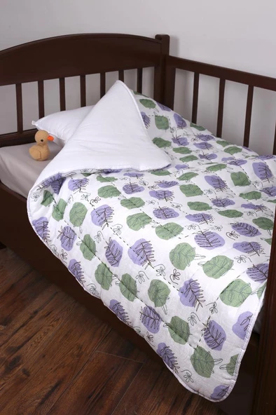 %100 Pamuk Çocuk Müslin Yorgan - El İşlemeli 100x150 cm - ZTD200 ZT116