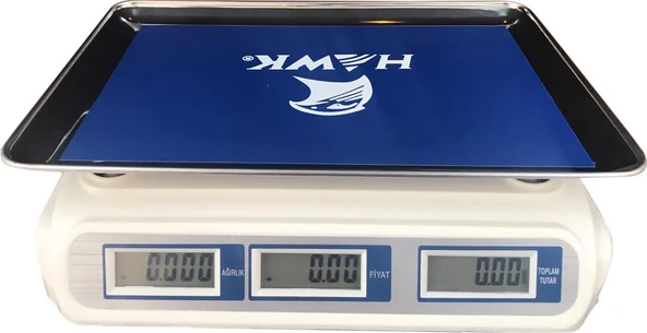 Hawk YS167 Sayım Yapma Özellikli Bakkal Manav Mutfak Tartısı 40 kg Kapasiteli Hassasiyetli Terazi - 2
