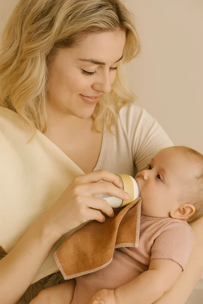 Luckka 12'li Müslin Ağız Mendili , Ter Bezi Çift Kat Dikimli 20x20 - ZT0011 12'li - 8