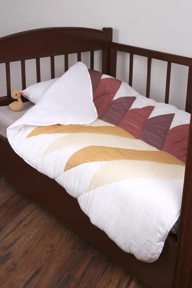 %100 Pamuk Çocuk Müslin Yorgan - El İşlemeli 100x150 cm - ZTD200 ZT103