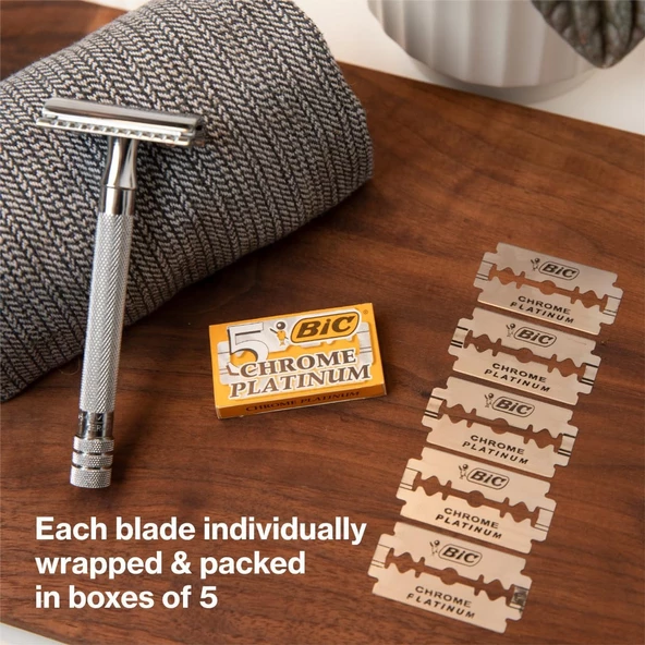 Bic Chrome Platinum Çift Taraflı 100'lü Tıraş Bıçağı - 6