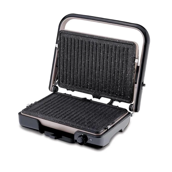 Korkmaz Tostella Dayanıklı Tost Makinesi Rosagold Renk A316-11 - 2