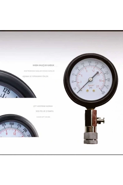 EKİNLER 8 Parça Motor Kompresyon Test Cihazı Nt0031 - 4
