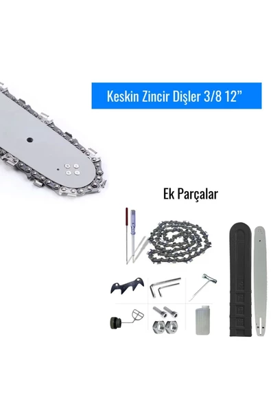 prohummer Portatif Mini Benzinli Testere Ağaç Odun Dal Budama Ve Kesme Testeresi Ağaç Kesme Motoru PH217 25cc - 2
