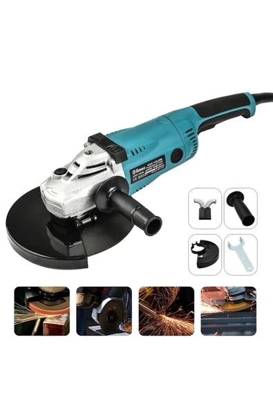 prohummer PH206 Elektrikli Büyük Sprial Avuç Taşlama 230mm 2200watt